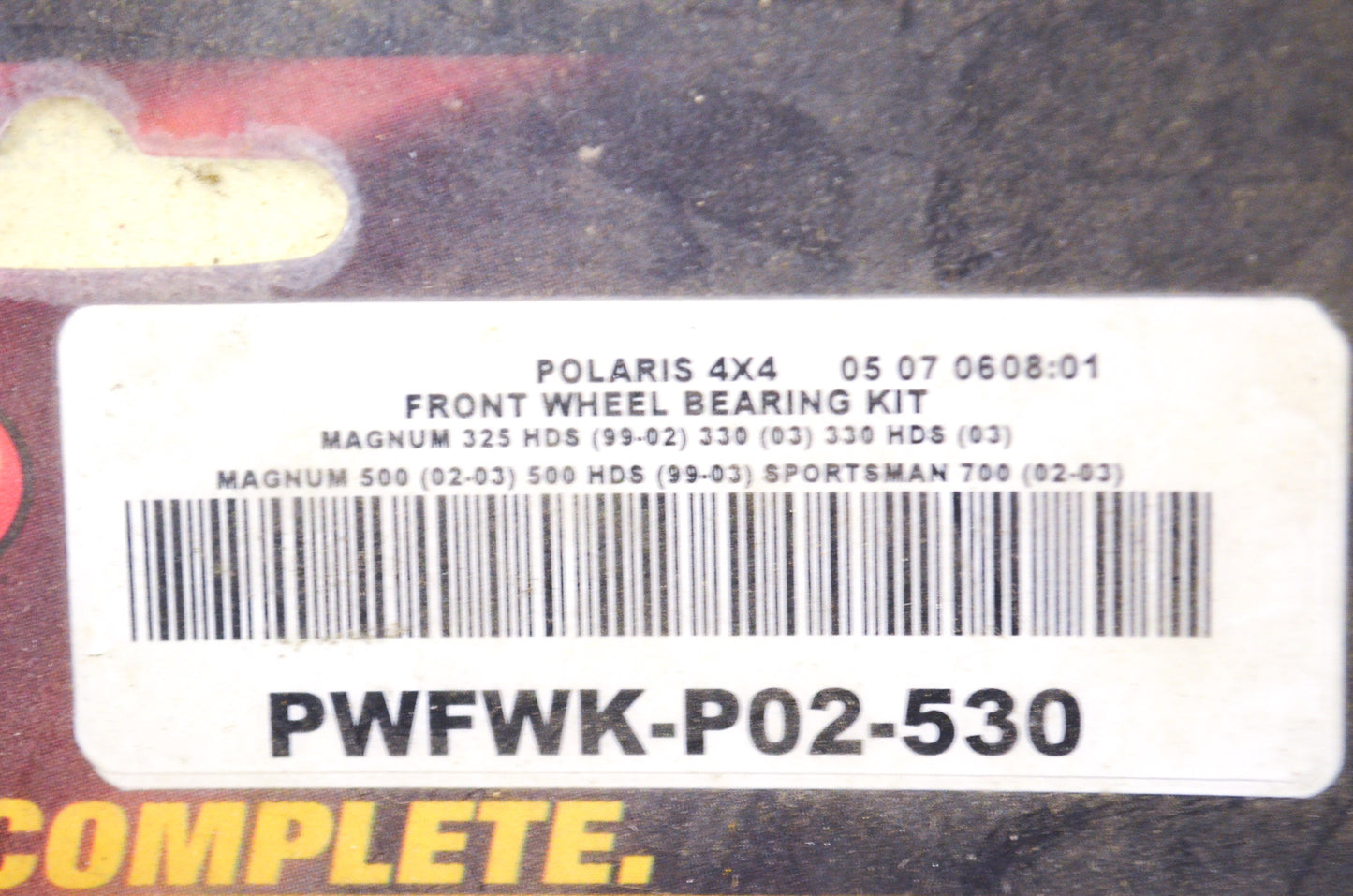 Polaris Front Wheel Bearing Kit NOS