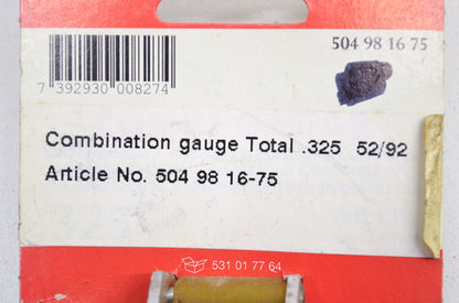 New Jonsered Combination Gauge .325' 52/92 NOS
