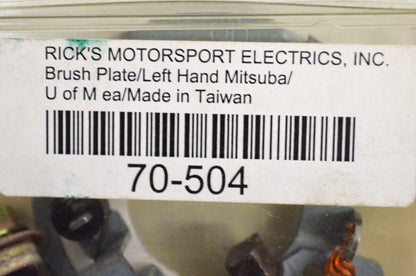 Rick's Motorsport Electrics 70-504, 6000-179 Brush Plate Kit NOS