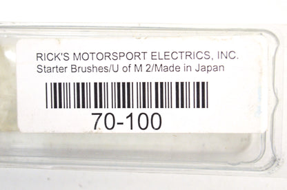 Rick's Motorsport Electrics 70-100, 6000-170, 12-5614 Starter Brush Kit NOS