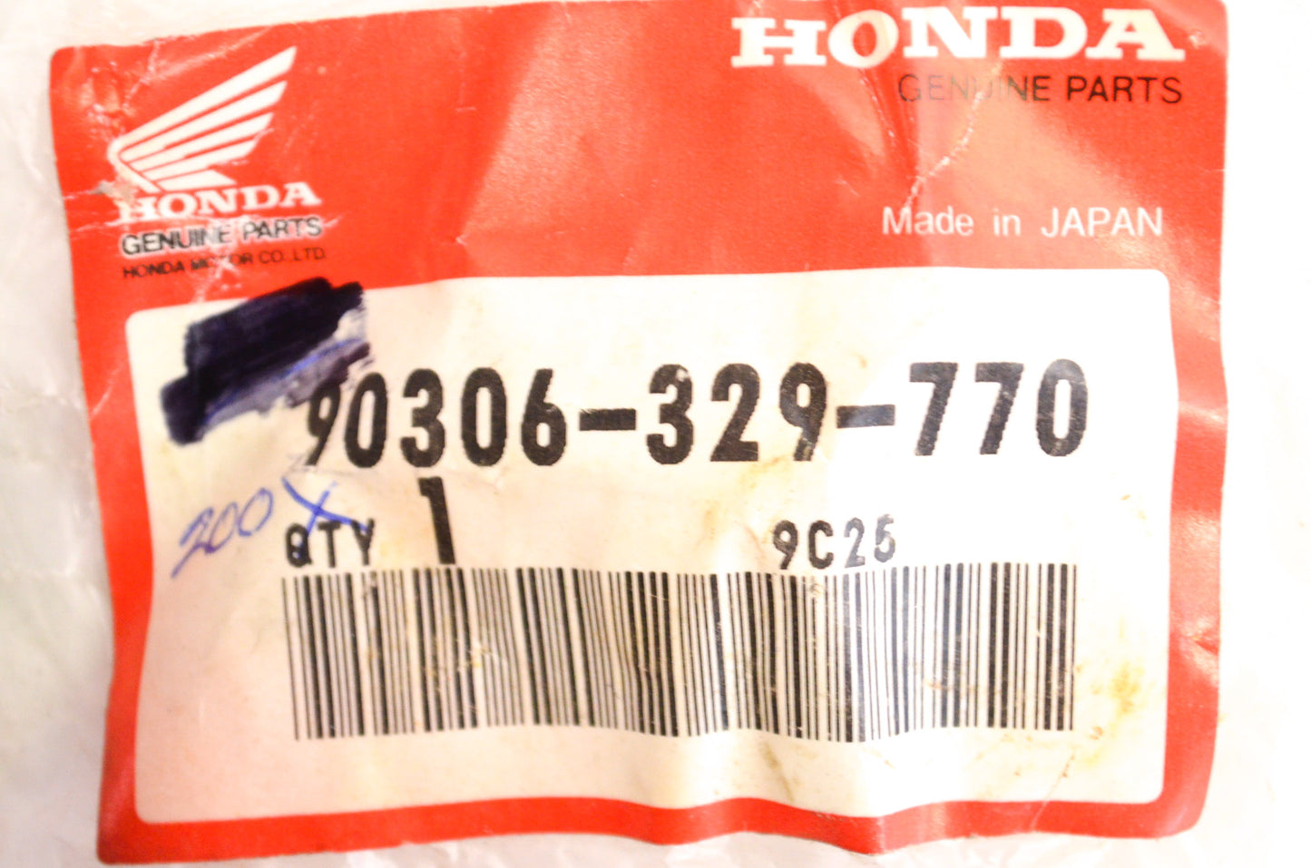 OEM Honda 90306-329-770 Rear Wheel Axle Nut NOS