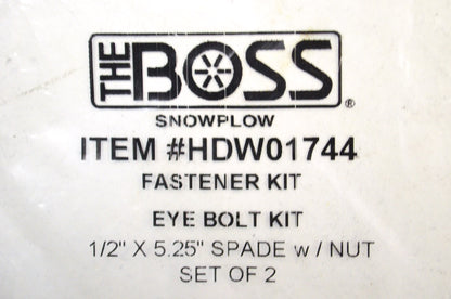 Eye Bolt Kit 1/2 x 5.25' NOS