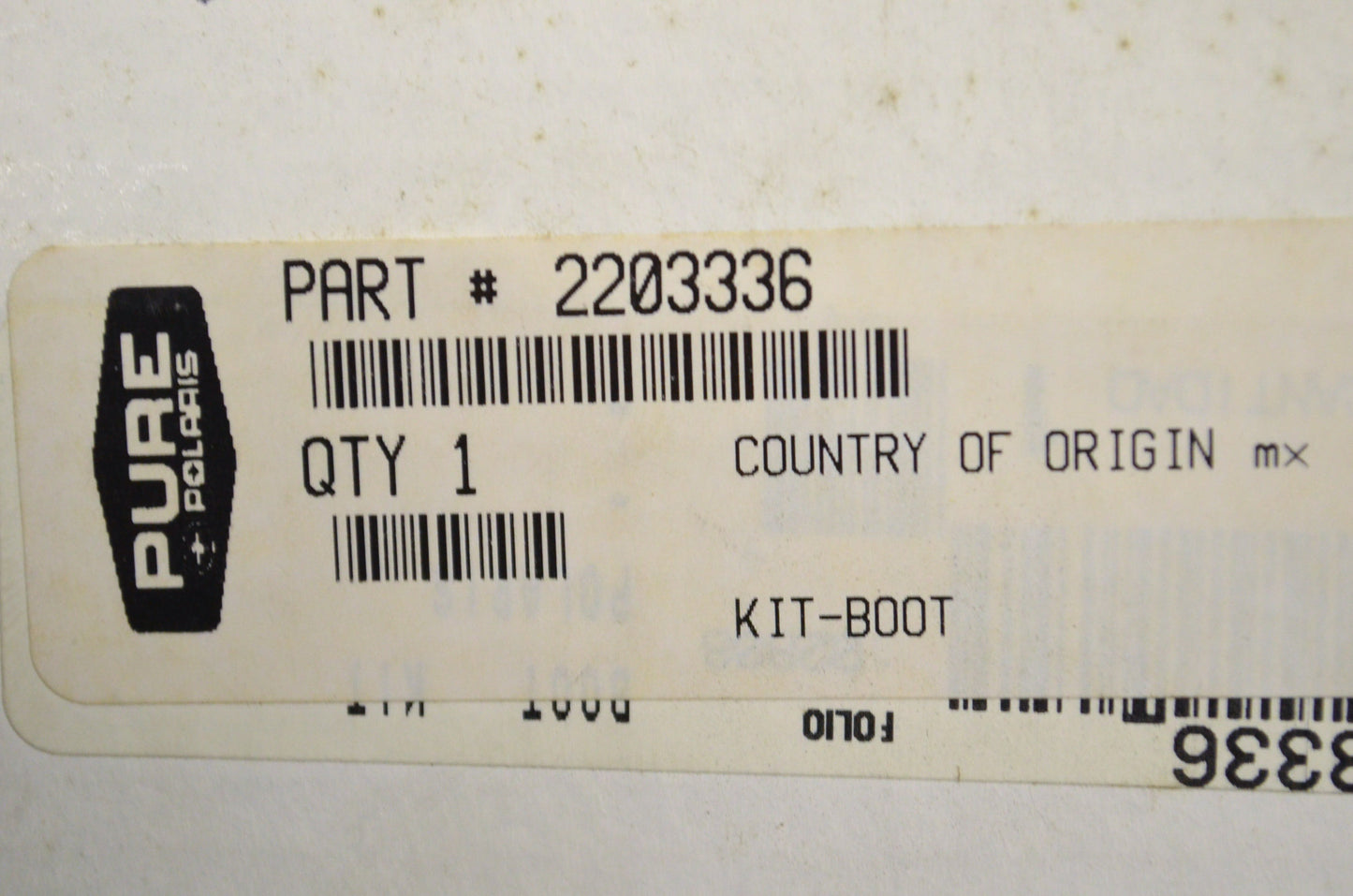 Bolt Kit NOS