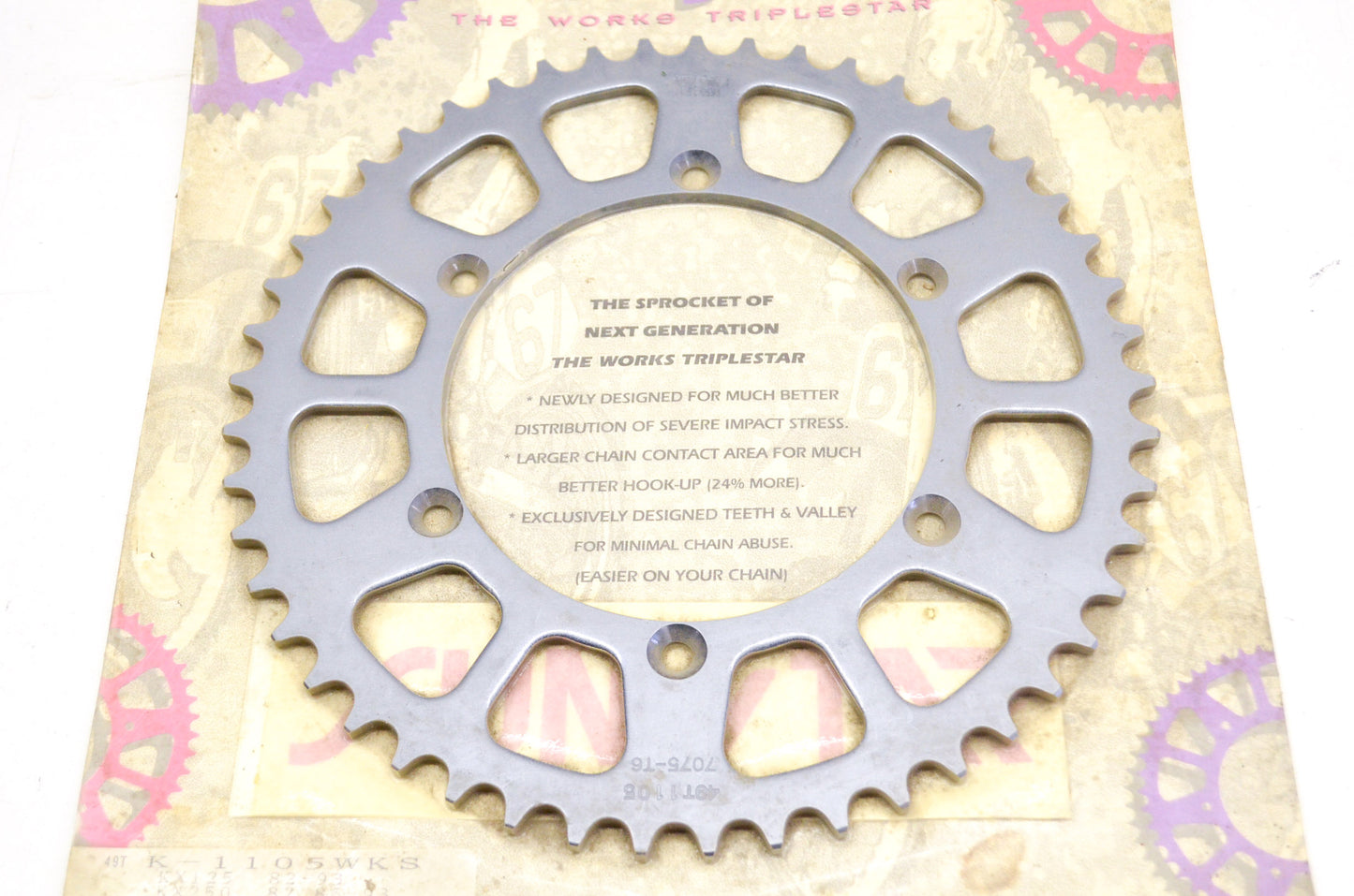 Sunstar K-1105WKS, 2500-150 Sprocket 49T NOS