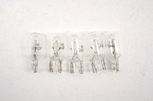 Eiko 194, 158 Bulb 12V QTY 5 NOS