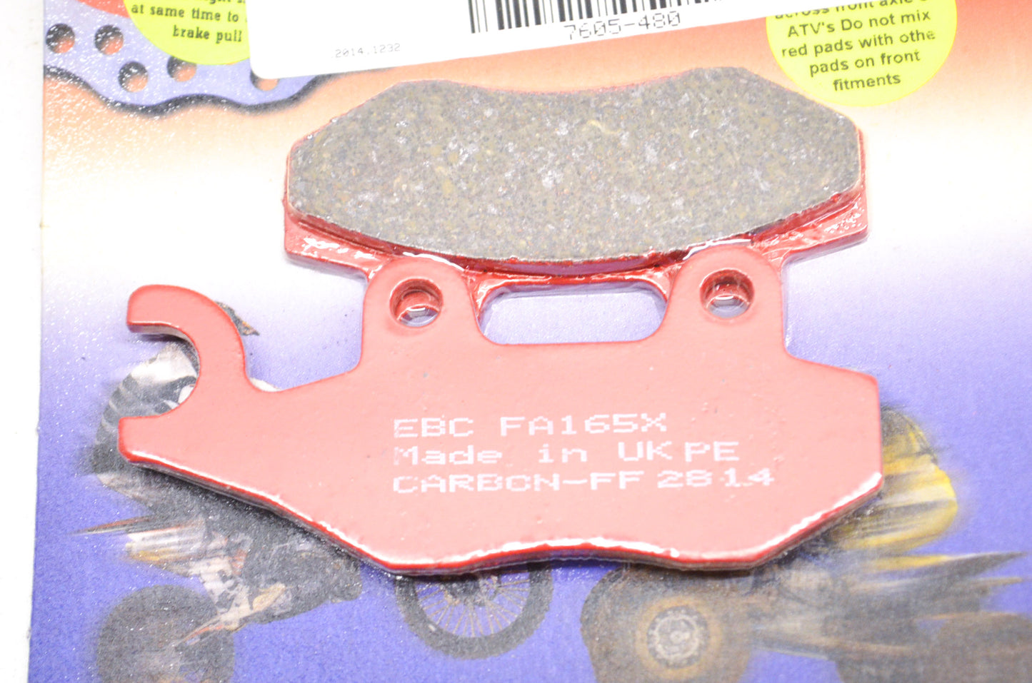 New EBC FA165X, 7605-480 Brake Pad Kit NOS