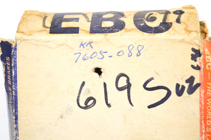 EBC 619, 7605-088 Brake Shoe Kit NOS