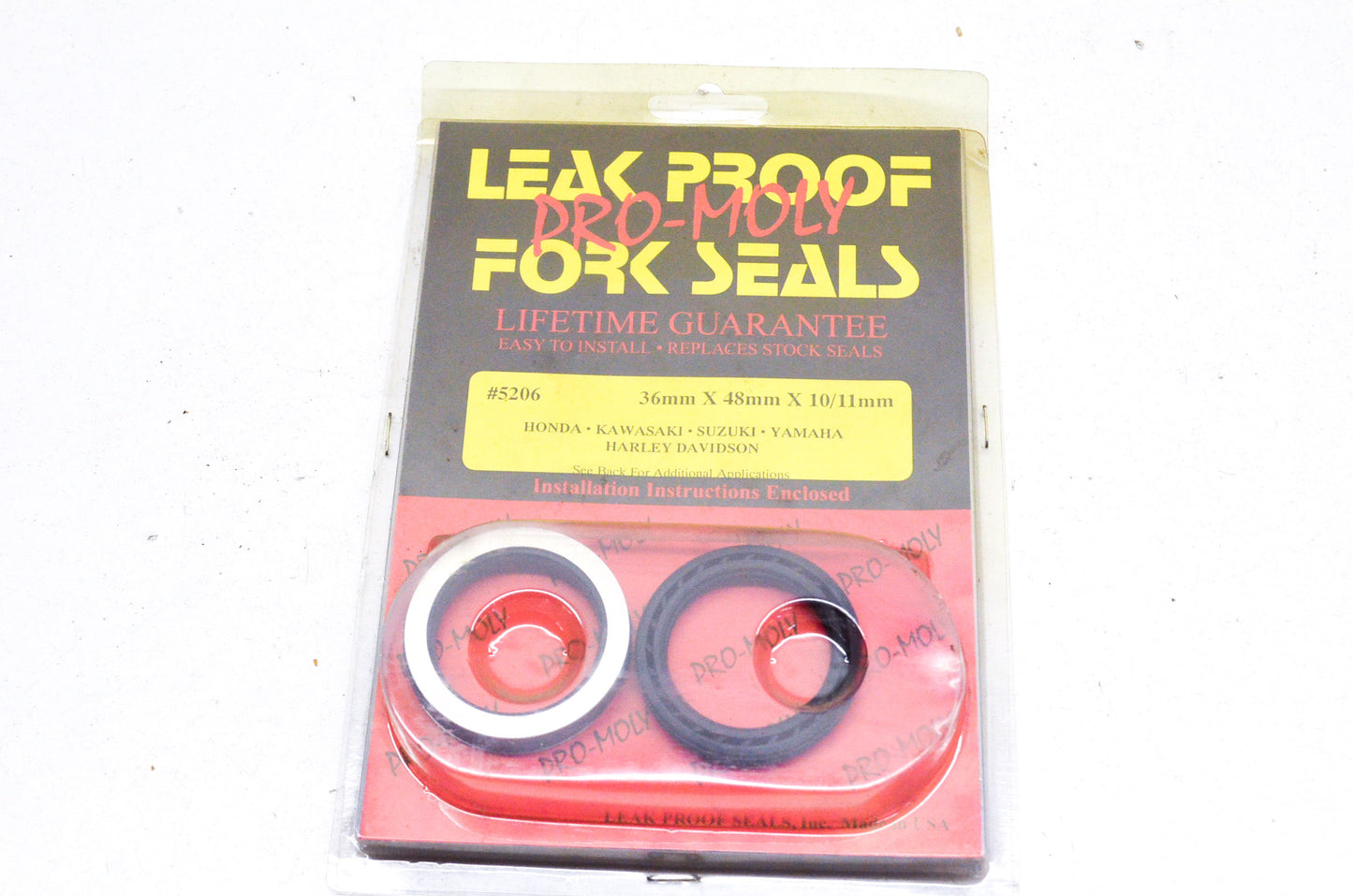 Leak Proof Seals 5206, 4200-136 Fork Seal Kit 36x48x10/11 mm NOS