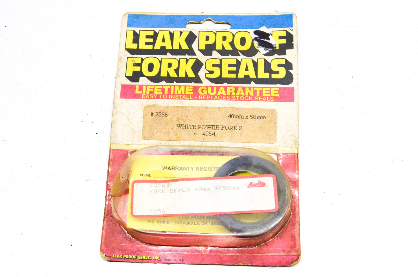 Leak Proof Seals 7256, 4200-167 Fork Seal Kit 40x50 mm NOS