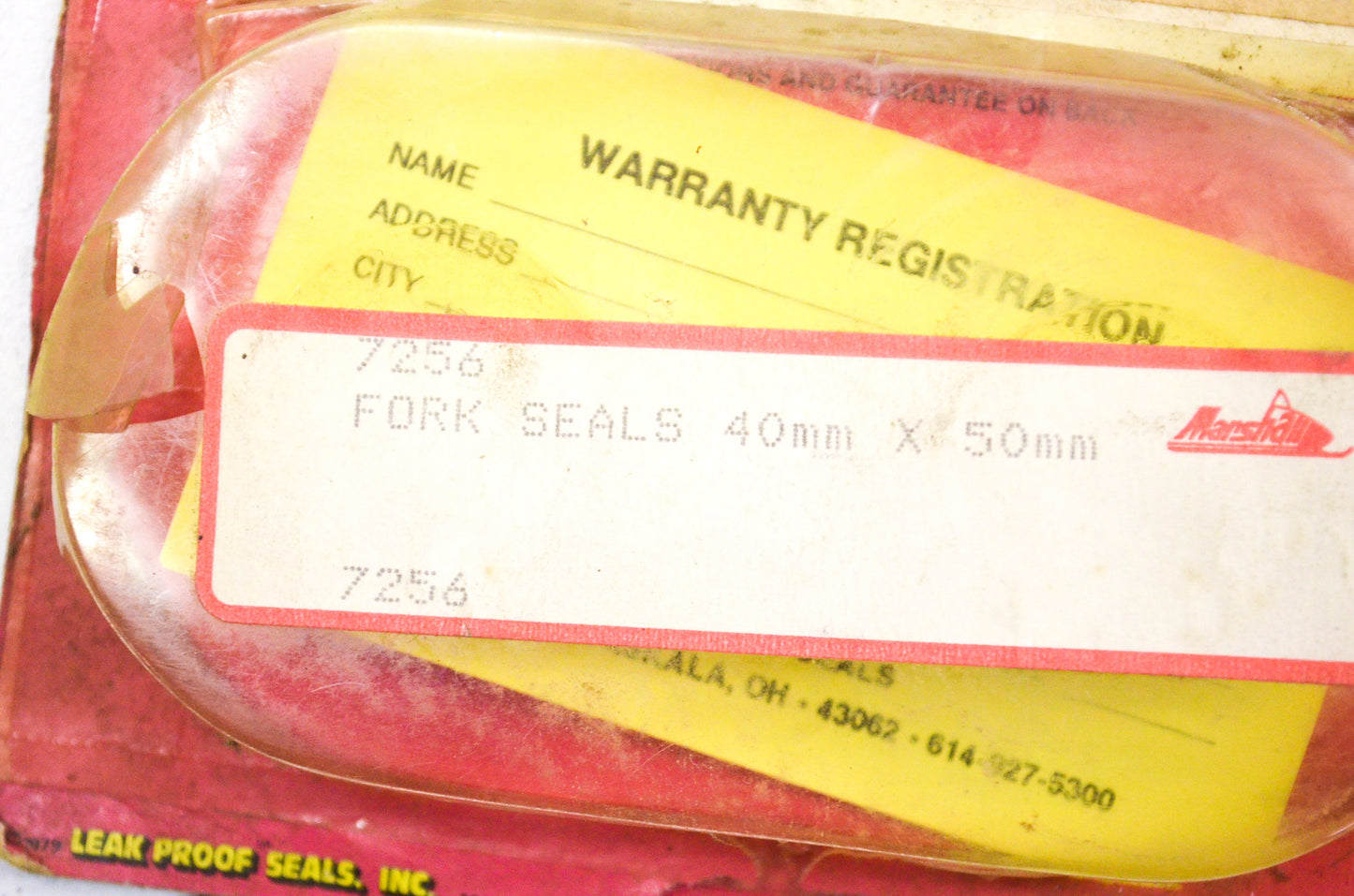 Leak Proof Seals 7256, 4200-167 Fork Seal Kit 40x50 mm NOS