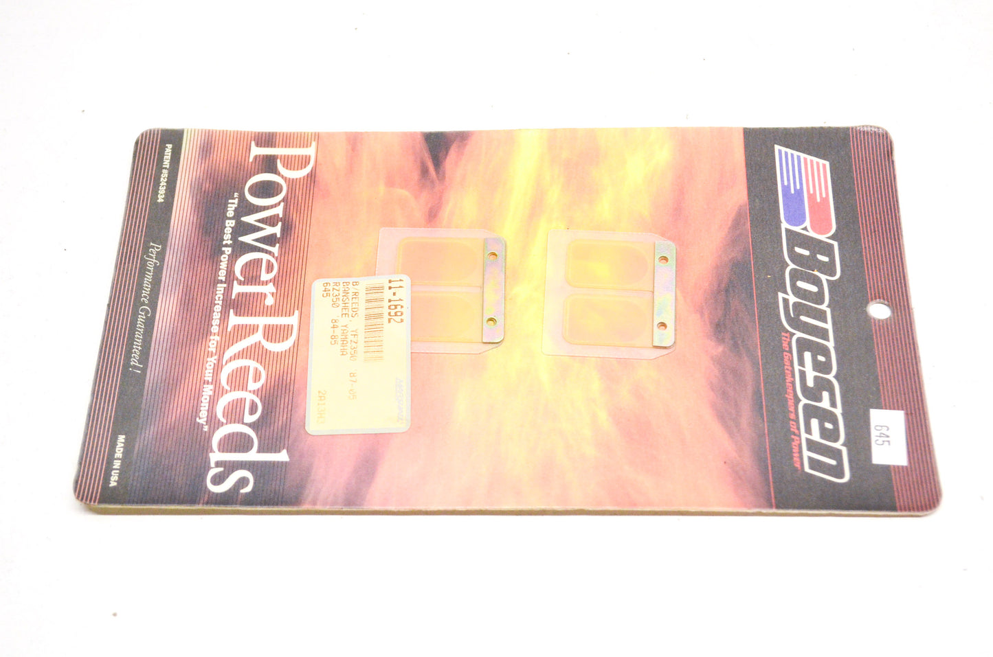 Boyesen 645, 11-1692 Power Reed Kit NOS