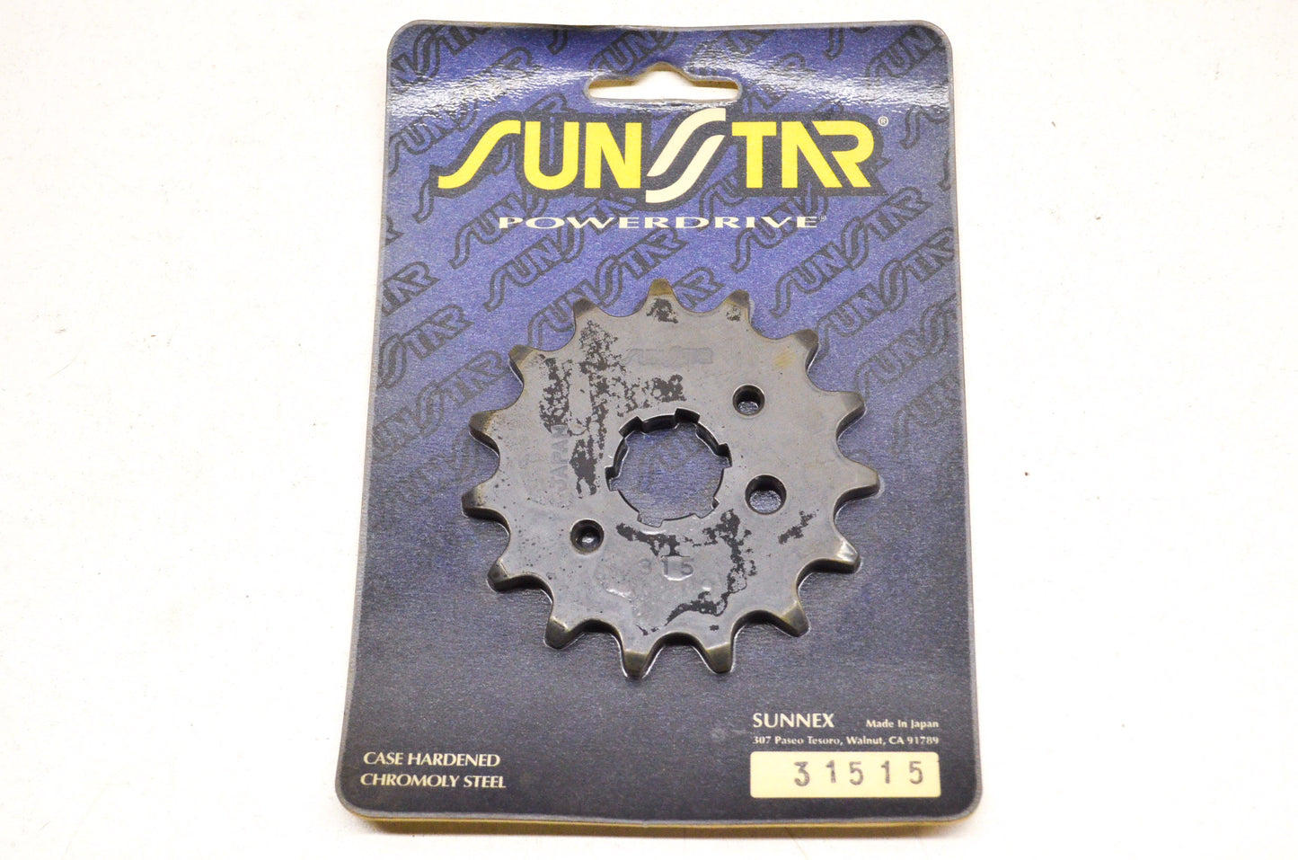 Sunstar 31515, 2501-058 15 Tooth Front Sprocket NOS
