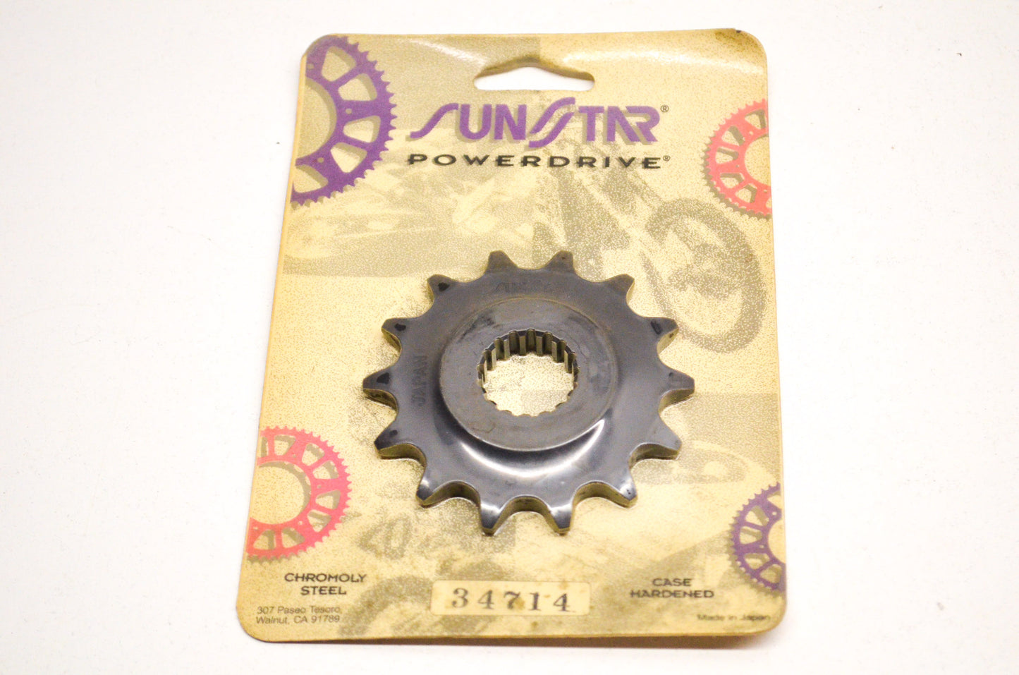 New Sunstar 14 Tooth Front Sprocket NOS