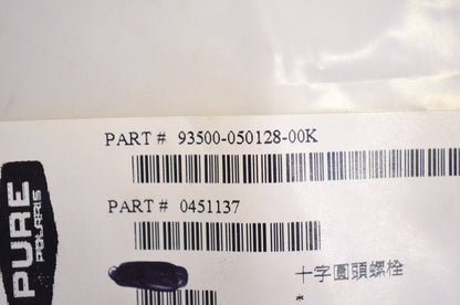 OEM Polaris 451137 Phillips Bolt Qty 8 NOS