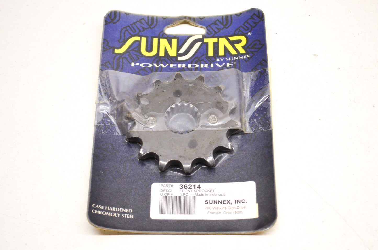 Sunstar 36214, 2501-034 Front Sprocket 14T NOS