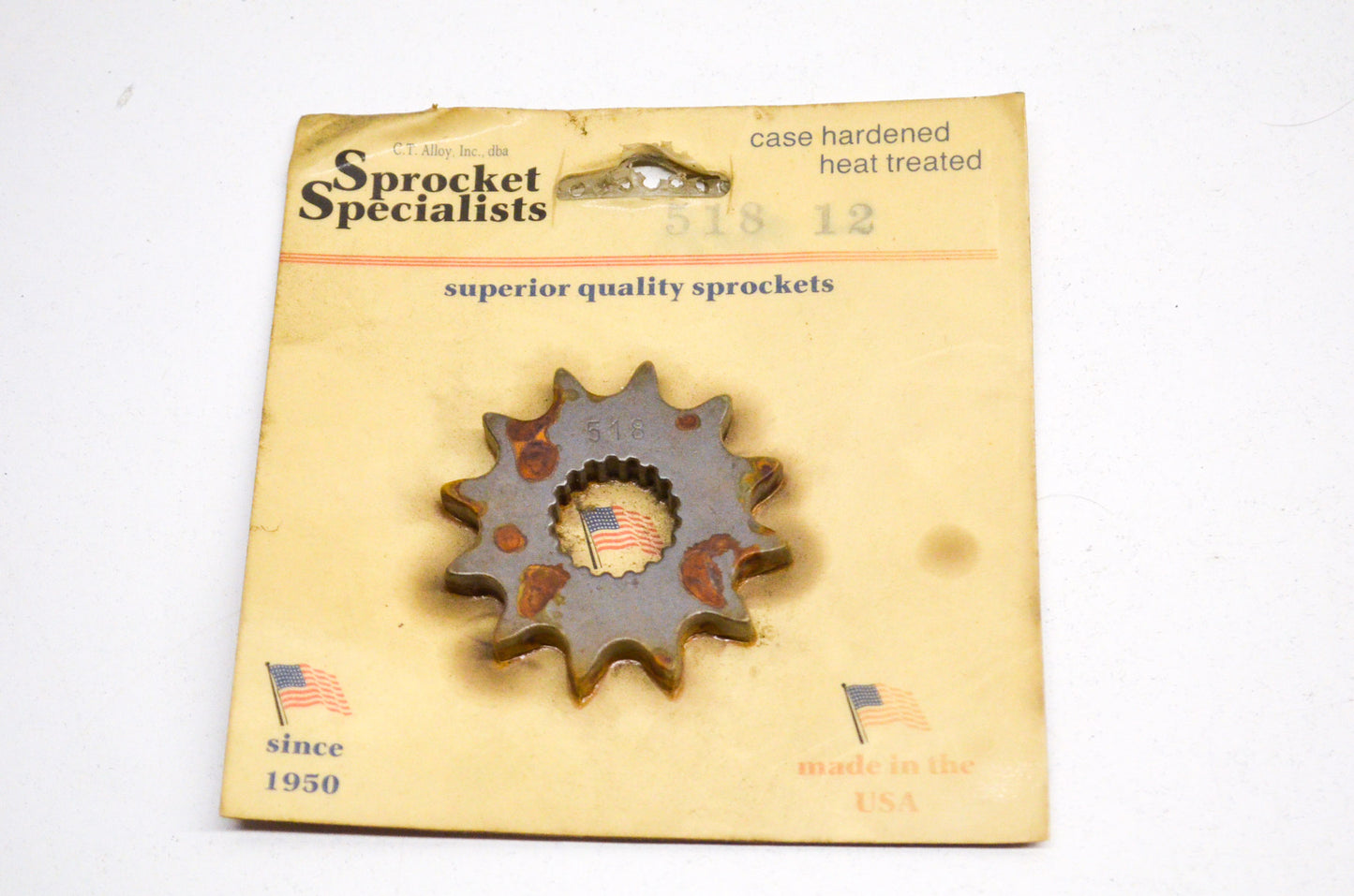 Sprocket Specialists 518X12, 51812 Sprocket 12T NOS
