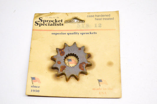 Sprocket Specialists 518X12, 51812 Sprocket 12T NOS