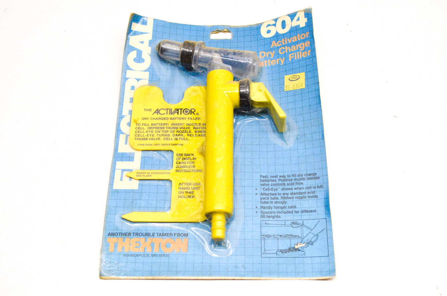 Activator Dry Charge Battery Filler NOS