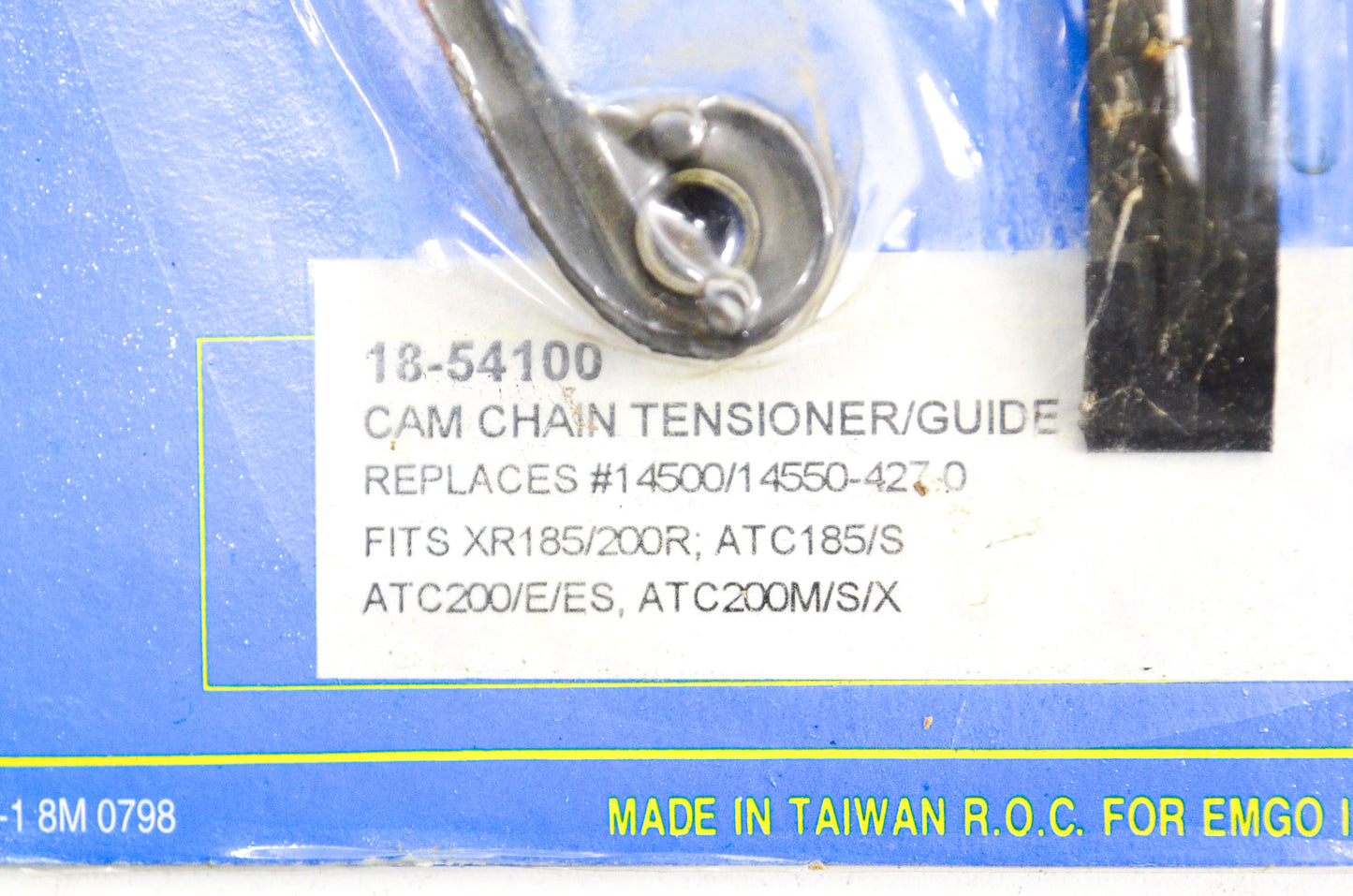EMGO 18-54100, M54100 Cam Chain Tensioner Guide Kit NOS