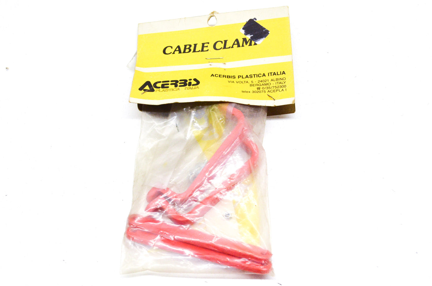 New Acerbis Cable Clamp Kit NOS