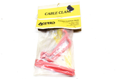 New Acerbis Cable Clamp Kit NOS