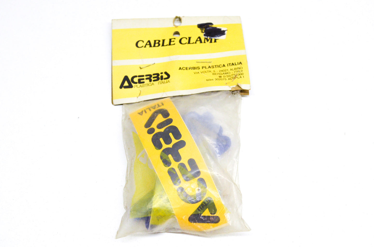 New Acerbis Cable Clamp Kit NOS