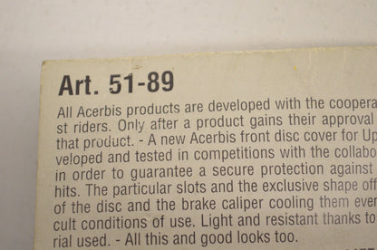 Front Disc Cover NOS