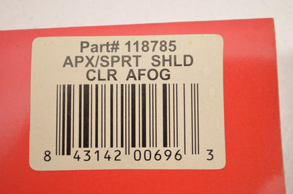 New Bell Apex/Sprint Clear Face Shield NOS