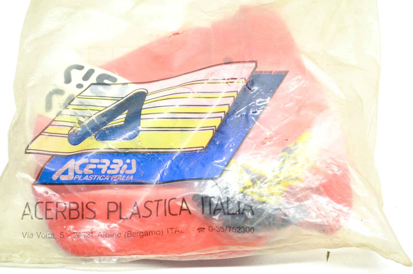 Acerbis 51-15 Red Hand Guard Spoiler Kit NOS