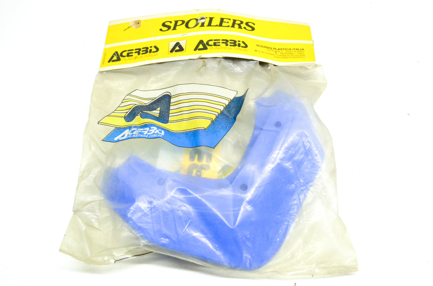 New Acerbis Blue Hand Guard Spoiler Kit NOS