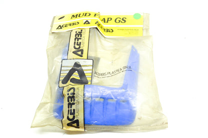 New OEM Acerbis Blue Front Mud Flap NOS