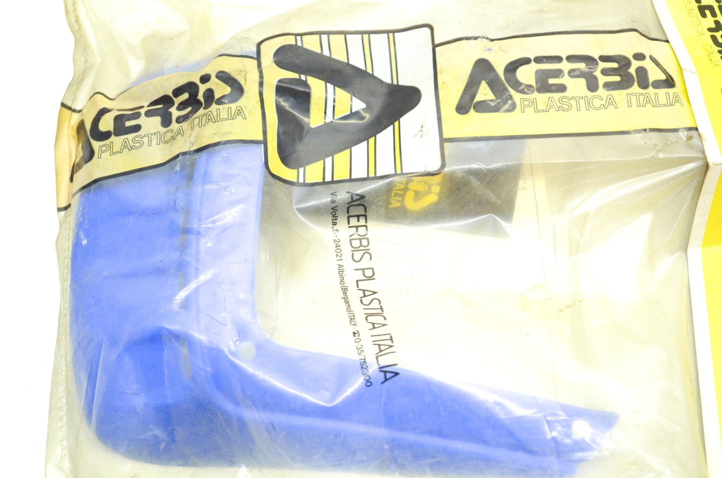 New OEM Acerbis Blue Front Mud Flap NOS