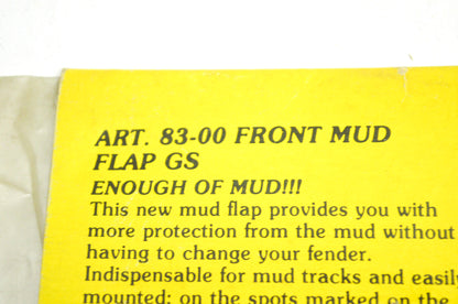 New OEM Acerbis Blue Front Mud Flap NOS