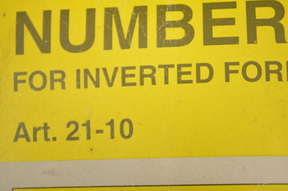 New Acerbis Number Plate NOS