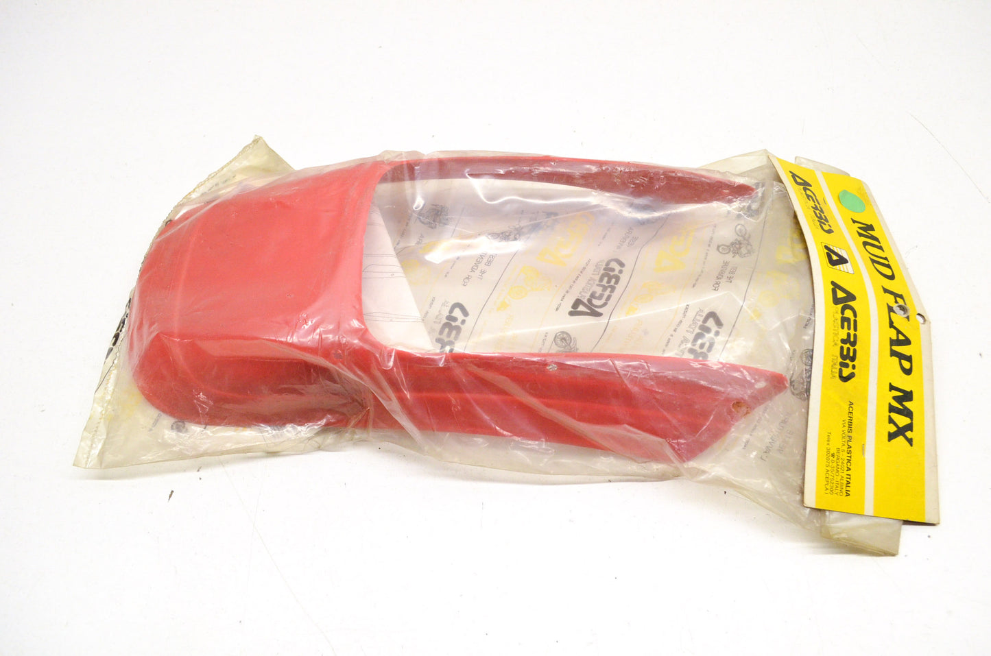 Acerbis 84-00 Red Rear Mud Flap NOS