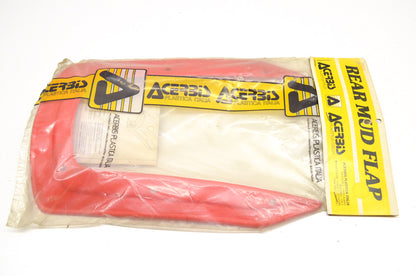 New Acerbis Red Rear Mud Flap NOS