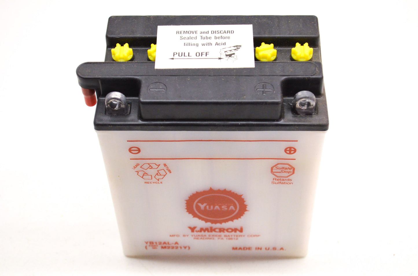 New Yuasa Motorcycle Battery NOS