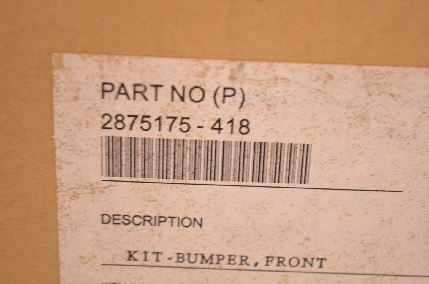 New OEM Polaris Front Bumper Kit NOS