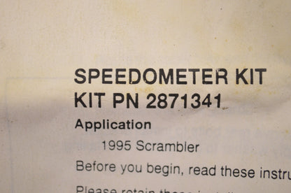 New OEM Polaris Speedometer Kit NOS
