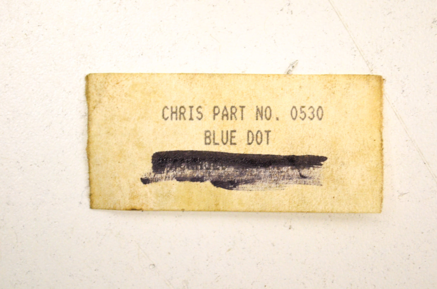Blue Dot for Lenses w/ Chrome Ring Qty 2 NOS