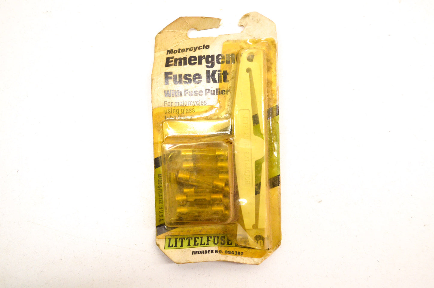 Littelfuse 094307, 6000-810 Emergency Motorcycle Fuse Kit NOS