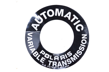 New OEM Polaris Automatic Transmission Decal NOS