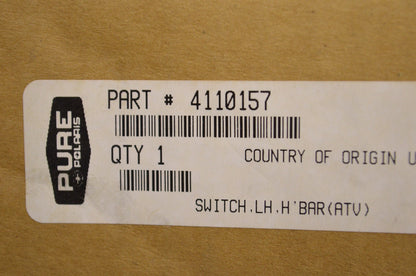 New OEM Polaris Left Handlebar Light Switch NOS