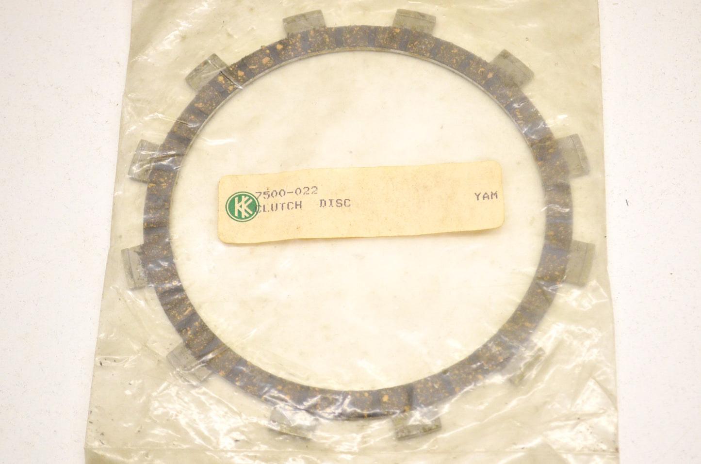 KK 7500-022 Clutch Plate NOS