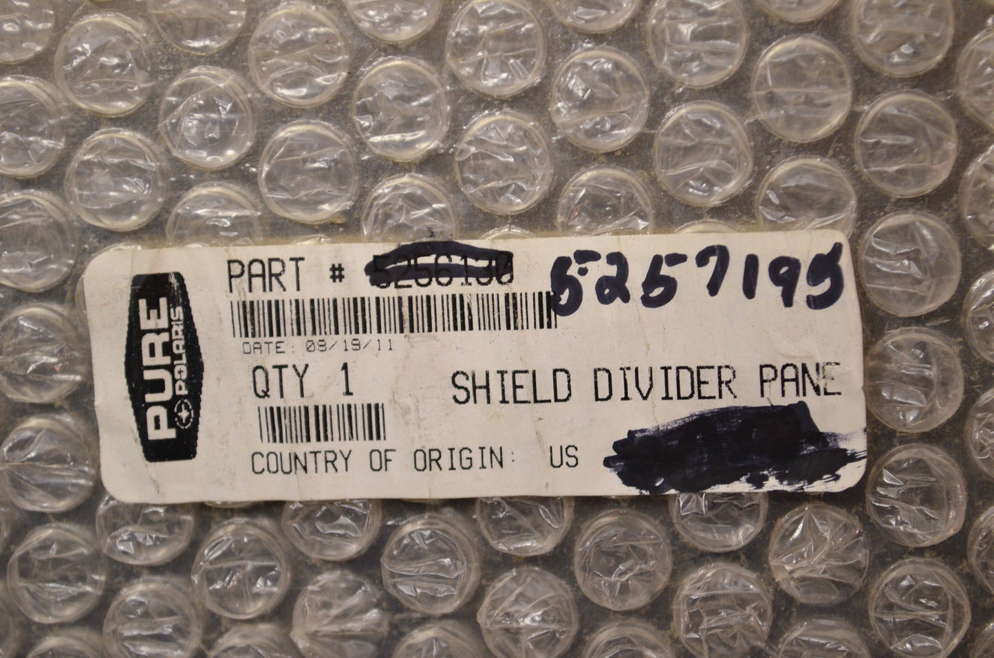 OEM Polaris 5257195 Seat Divider Panel NOS