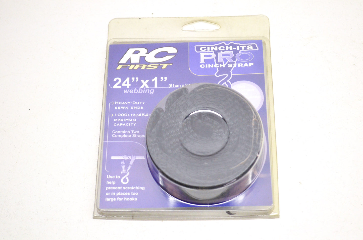 RC First Cinch-Its Pro Cinch Strap 24" X 1" NOS