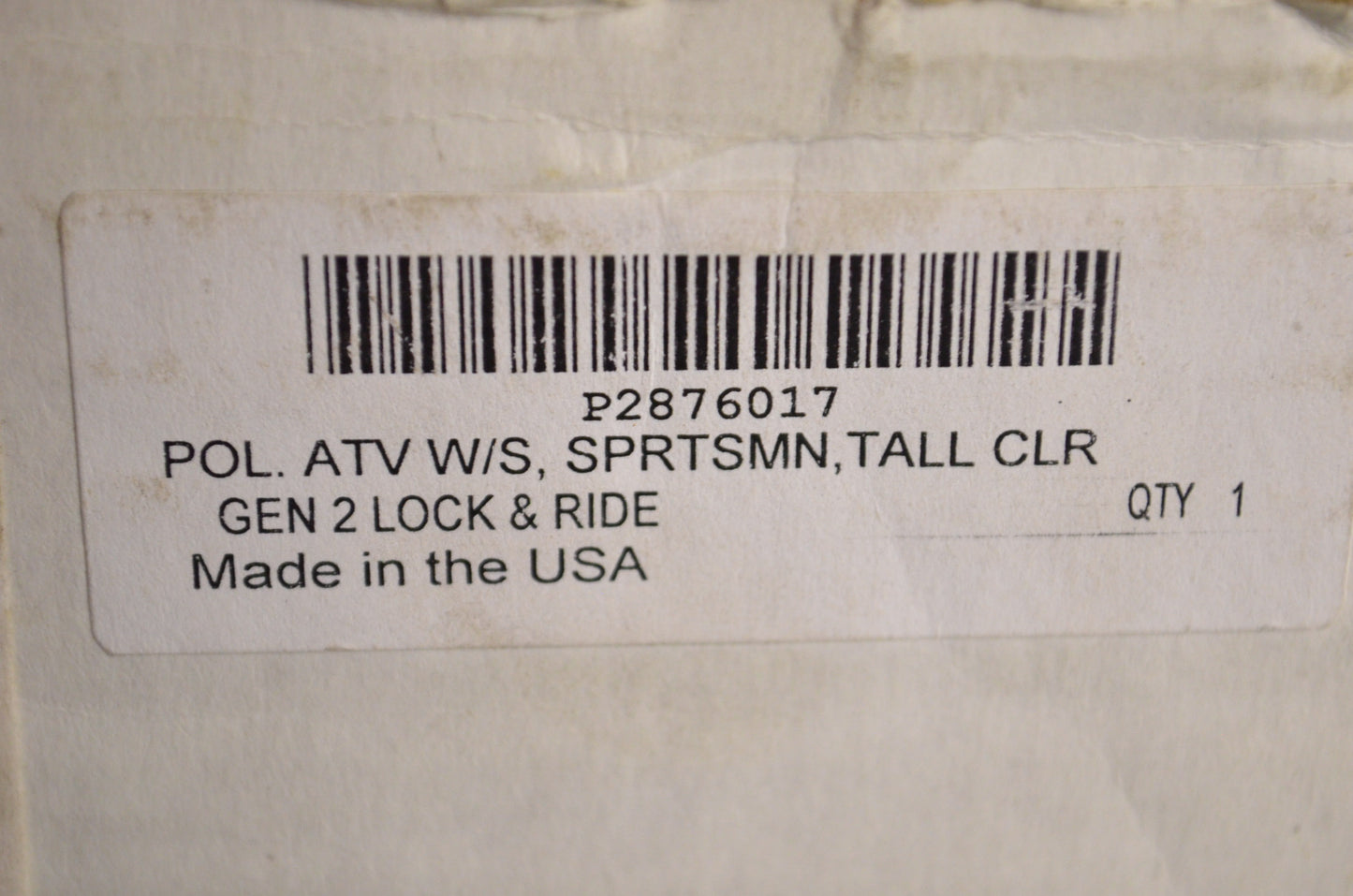New OEM Polaris Rear Bumper NOS