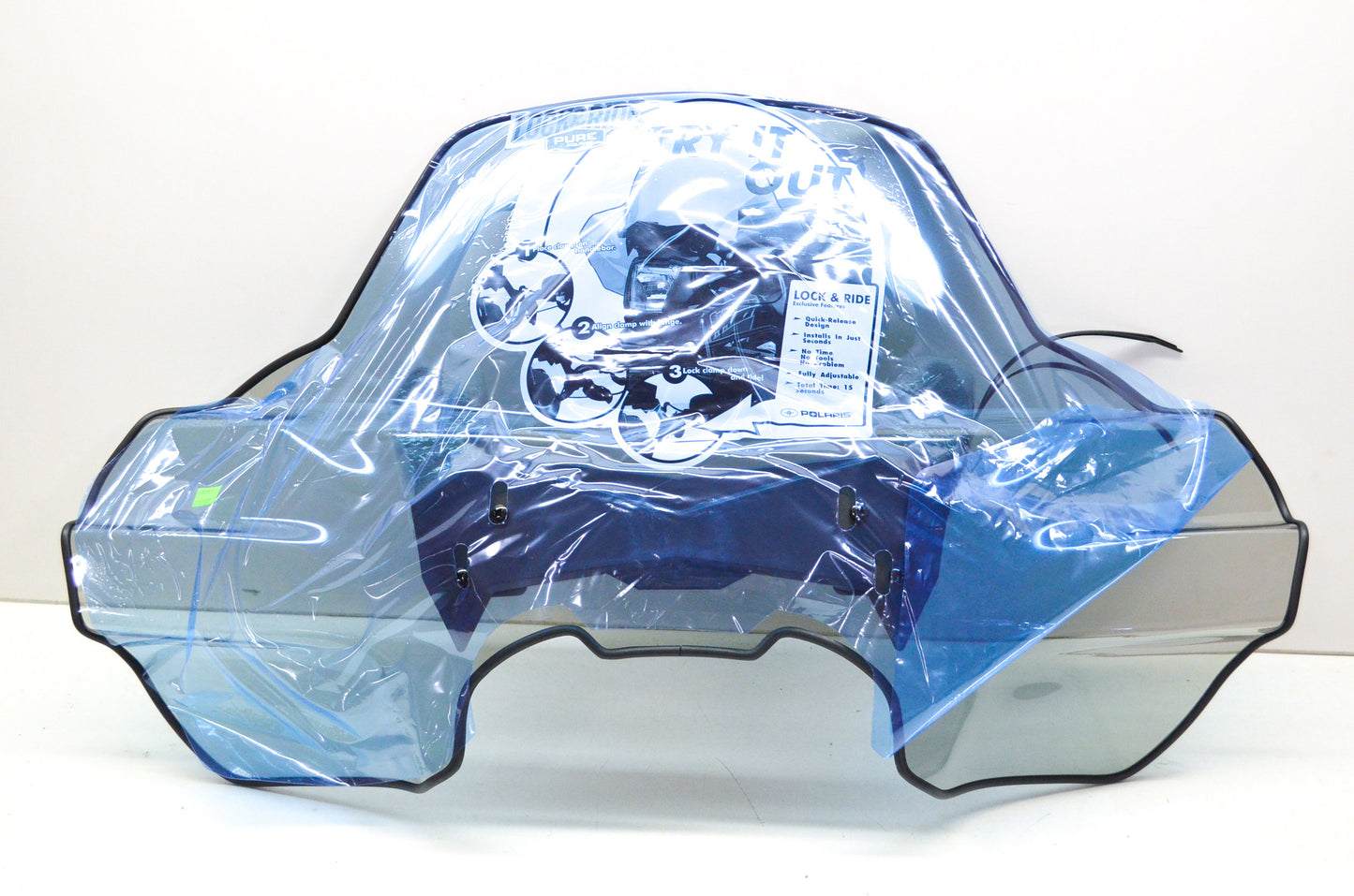 New OEM Polaris Sportsman Lock & Ride Mid Tint Windshield NOS
