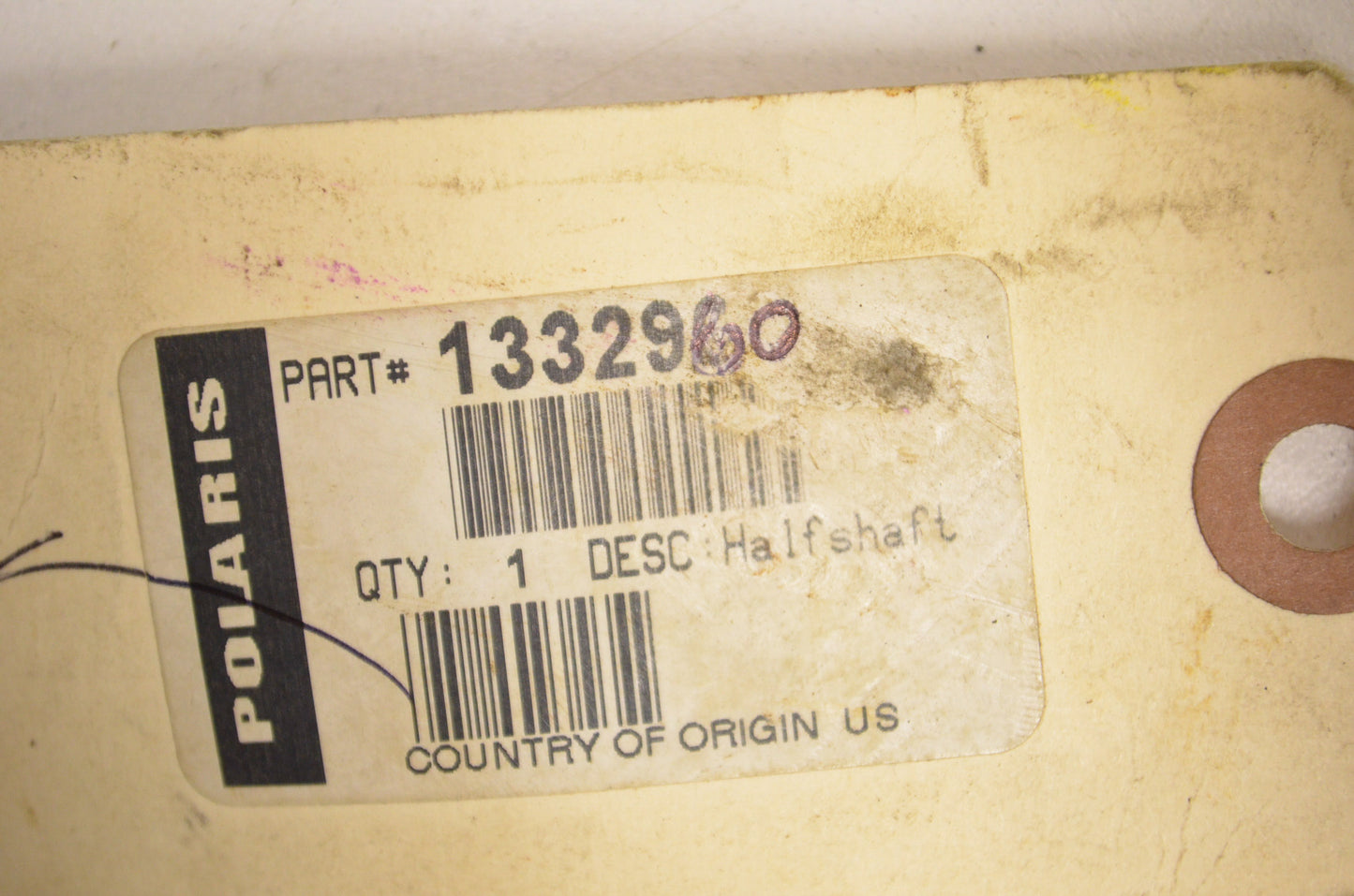 OEM Polaris 1332960 Rear Half Shaft Assembly NOS