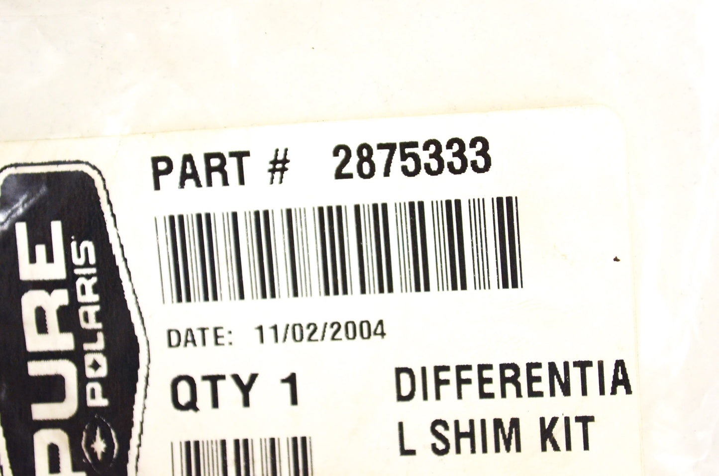 Shim Differential Kit NOS